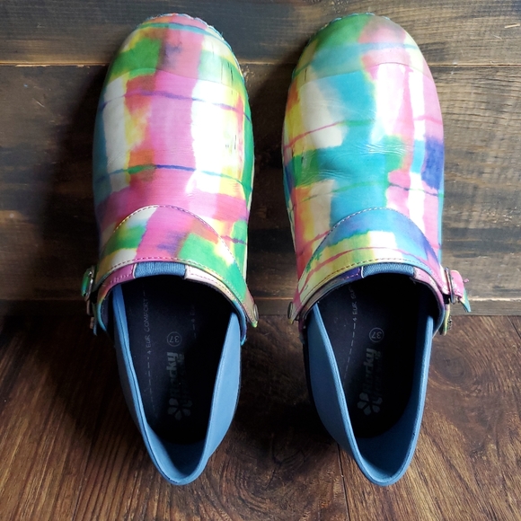 Rocky 4 Eur Sole Healthcare 3” Multi Color Slip Resistant Clog Size 6/6.5 - Picture 7 of 7